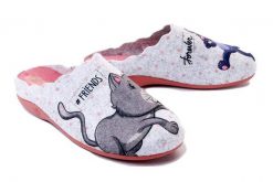 SANITAL FLEX Z25844P heather, kapcie damskie. Szare kapcie damskie Sanital-Flex. Za 84.95 zł.