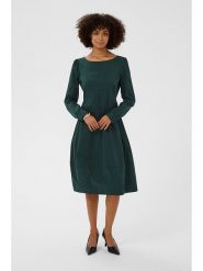 CULTURE Sukienka w kolorze zielonym rozmiar: L. Zielone sukienki damskie Culture, bez wzorów, bez ramiączek. Za 152.99 zł.