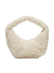 Calvin Klein Torebka LV04F3142G Écru. Torebki klasyczne damskie Calvin Klein, z materiału, bez dodatków. Za 339.99 zł.