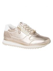 HASSIA Skórzane sneakersy "Porto" w kolorze złotym rozmiar: 39. Żółte obuwie sportowe damskie HASSIA, bez zapięcia. Za 434.99 zł.