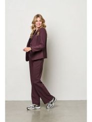 &Co Woman Spodnie "Patrice" w kolorze brązowym rozmiar: XS. Brązowe spodnie materiałowe damskie &Co Woman, bez wzorów, z materiału. Za 282.99 zł.