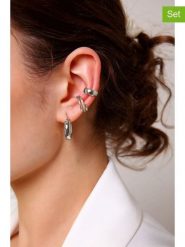 Heliophilia 3-częściowy zestaw kolczyków rozmiar: onesize. Szare kolczyki damskie Heliophilia, metalowe. Za 30.99 zł.