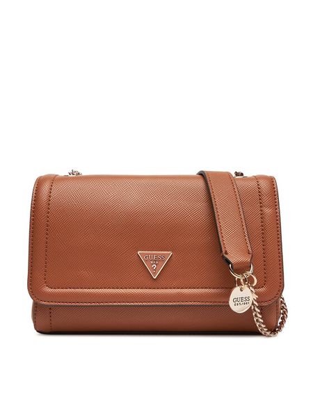 Guess Torebka Noelle II HWZG96 72210 Brązowy. Brązowe torebki klasyczne damskie Guess, ze skóry, bez dodatków. Za 309.99 zł.