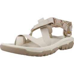 Sandały TEVA W HURRICANE TERR Beżowy. Brązowe sandały damskie Teva, bez wzorów, z tkaniny, bez obcasa, bez zapięcia. Za 316.99 zł.