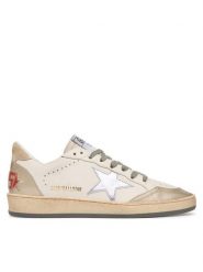 Golden Goose Sneakersy Ball Star GWF00117.F007471.12272 Biały. Białe obuwie sportowe damskie GOLDEN GOOSE, ze skóry, bez zapięcia. Za 2,259.00 zł.