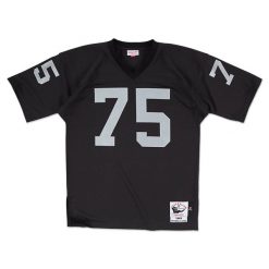 Koszulka Nfl Los Angeles Raiders Howie Long. Czarne koszulki damskie Mitchell & Ness, bez wzorów, bez kołnierzyka, bez ramiączek. Za 1,194.50 zł.