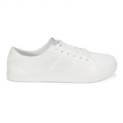 Buty do chodzenia damskie Xero Shoes Dillon. Białe obuwie sportowe damskie XERO SHOES, z materiału, bez zapięcia, trekkingowe. Za 679.99 zł.