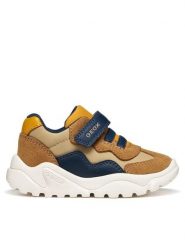 Geox Sneakersy B Ciufciuf Boy B455RB 0FU22 C5GF4 M Brązowy. Brązowe buty sportowe chłopięce Geox, ze skóry, bez zapięcia. Za 229.99 zł.