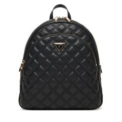Plecak Guess. Czarne plecaki Guess, z aplikacjami. Za 449.99 zł.