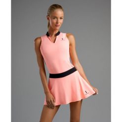 Koszulka Damska Elegance Tennis/Padel/Golf. Brązowe koszulki damskie NORDICDOTS, xs, bez wzorów, z elastanu, bez kołnierzyka, bez ramiączek. W wyprzedaży za 153.00 zł.