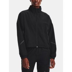 Kurtka damska UA Unstoppable Jacket 1374889-001 XS. Czarne kurtki damskie Under Armour, s, bez wzorów, bez kaptura. Za 288.99 zł.