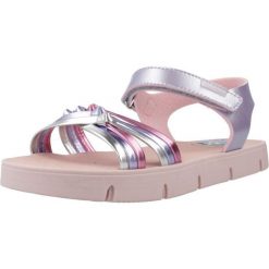 Sandały PABLOSKY 441094P Fioletowy. Fioletowe sandały damskie Pablosky, bez wzorów, z syntetyku, bez obcasa, bez zapięcia. Za 169.99 zł.
