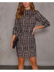 Milan Kiss Sukienka w kolorze antracytowym rozmiar: XL. Czarne sukienki damskie Milan Kiss, bez wzorów, bez ramiączek. Za 130.99 zł.