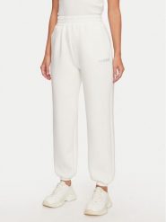 Guess Spodnie dresowe Cecilia V4BB13 K7UW2 Niebieski Regular Fit. Niebieskie spodnie dresowe damskie Guess, xs, z aplikacjami, z dresówki. Za 269.99 zł.