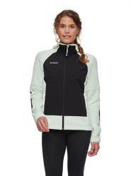 Mammut Kurtka funkcyjna "Massone ML" w kolorze zielonym rozmiar: L. Zielone kurtki sportowe damskie Mammut, l, bez wzorów, z syntetyku, bez kaptura. Za 399.95 zł.