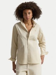 Polo Ralph Lauren Koszula 211910743505 Beżowy Regular Fit. Brązowe koszule damskie Polo Ralph Lauren, m, bez wzorów, z bawełny, bez kołnierzyka, bez ramiączek. Za 859.99 zł.