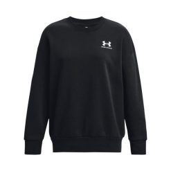 Bluza damska Under Armour Essential Flc OS Crew. Białe bluzy damskie Under Armour, s, bez wzorów, bez kaptura. Za 269.70 zł.