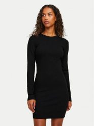 JJXX Sukienka codzienna Forest 12259264 Czarny Slim Fit. Czarne sukienki damskie JJXX, bez wzorów, z bawełny, bez ramiączek. Za 99.99 zł.