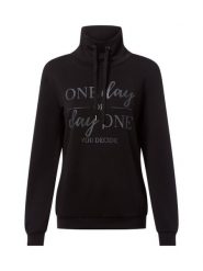 Soyaconcept® Bluza banu Kobiety czarny, XL. Czarne bluzy damskie xl, bez wzorów, z syntetyku, bez kaptura. Za 169.95 zł.