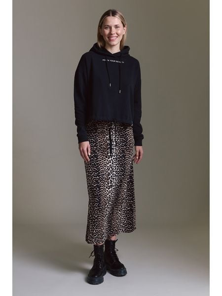 Cotton Candy Spódnica w kolorze jasnobrązowo-czarnym rozmiar: M. Brązowe spódnice damskie Cotton Candy, m, bez wzorów, z wiskozy, maxi. Za 143.56 zł.