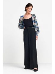 Rich & Royal Spodnie w kolorze czarnym rozmiar: 40. Czarne spodnie materiałowe damskie Rich & Royal, bez wzorów, z materiału. Za 245.38 zł.