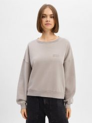 American vintage Bluza Kobiety Bawełna szary, S. Szare bluzy damskie American Vintage, s, bez wzorów, z bawełny, bez kaptura. Za 579.95 zł.