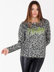 KEY LARGO Koszulka "Hello" w kolorze szaro-antracytowym rozmiar: L. Czarne bluzki damskie KEY LARGO, l, bez wzorów, bez kołnierzyka, bez ramiączek. Za 78.28 zł.