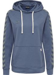 Bluza damska z kapturem Hummel Lmove Classic. Niebieskie bluzy damskie Hummel, xs, bez wzorów, z bawełny, z kapturem. Za 193.50 zł.