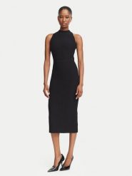Guess Sukienka codzienna W6BK88 Z1920 Czarny Slim Fit. Czarne sukienki damskie Guess, z aplikacjami, z syntetyku, bez ramiączek. Za 614.99 zł.