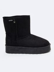 BIG STAR Botki w kolorze czarnym rozmiar: 38. Czarne botki damskie Big Star, retro, bez obcasa, na platformie, bez zapięcia. Za 84.99 zł.