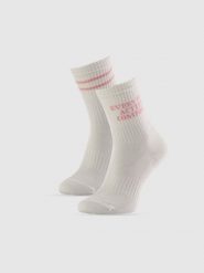 4F Skarpetki długie (2-pack) damskie - białe 35-38. Białe skarpetki damskie 4F, bez wzorów, prążkowane. Za 49.99 zł.