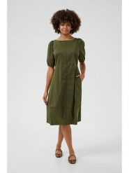 CULTURE Sukienka w kolorze khaki rozmiar: XL. Brązowe sukienki damskie Culture, bez wzorów, bez ramiączek. Za 169.95 zł.