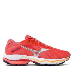 Buty do biegania Mizuno. Czerwone obuwie sportowe damskie Mizuno, do biegania, mizuno wave. Za 299.99 zł.