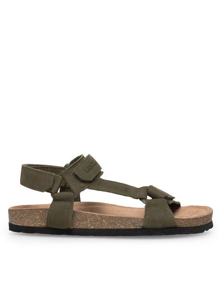 Lasocki Young Sandały AIR CI12-AIR-03 Khaki. Brązowe sandały chłopięce Lasocki Young, z nubiku, bez zapięcia. Za 129.99 zł.