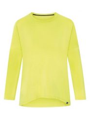 Naturana Koszulka w kolorze żółtym rozmiar: S. Żółte bluzki damskie Naturana, s, bez wzorów, bez kołnierzyka, bez ramiączek. Za 43.99 zł.