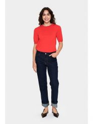 SAINT TROPEZ Sweter "Mila" w kolorze pomarańczowym rozmiar: S. Pomarańczowe swetry klasyczne damskie Saint Tropez, s, bez kołnierzyka. Za 69.99 zł.