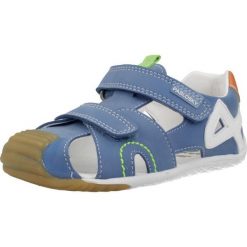 Sandały PABLOSKY 069944P Niebieski. Niebieskie sandały damskie Pablosky, bez wzorów, z syntetyku, bez obcasa, bez zapięcia. Za 275.99 zł.