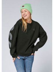 Chiemsee Bluza w kolorze czarnym rozmiar: XS. Czarne bluzy damskie Chiemsee, xs, bez wzorów, z bawełny, bez kaptura. Za 91.56 zł.