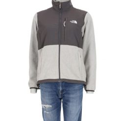 The North Face Kurtka polarowa damska Denali. Szare kurtki damskie The North Face, l, bez wzorów, z polaru, bez kaptura. Za 212.96 zł.