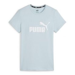 Koszulka sportowa damska Puma K15587. Niebieskie koszulki sportowe damskie Puma, m, bez wzorów, bez ramiączek, na fitness i siłownię. Za 105.40 zł.