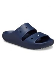 Crocs Klapki w kolorze granatowym rozmiar: 37/38. Niebieskie klapki damskie Crocs, bez wzorów, z otwartym noskiem, bez obcasa, bez zapięcia. Za 119.40 zł.