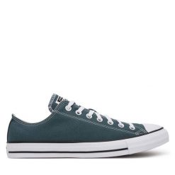 Trampki Converse. Zielone trampki damskie Converse, bez wzorów, bez zapięcia. Za 209.99 zł.