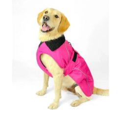 Płaszcz dla psa Dryrobe. Czerwone płaszcze damskie DRYROBE, l, bez wzorów, z futra, bez kaptura. Za 302.00 zł.