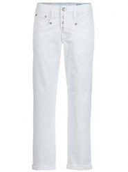 Herrlicher Dżinsy "Shyra" - Tapered fit - w kolorze białym rozmiar: W32. Białe jeansy damskie Herrlicher. Za 224.95 zł.