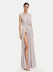 Elisabetta Franchi Sukienka wieczorowa AB-R21-52E2 Fioletowy Regular Fit. Fioletowe sukienki damskie Elisabetta Franchi, bez wzorów, z wiskozy, wizytowe, bez ramiączek. Za 3,269.00 zł.