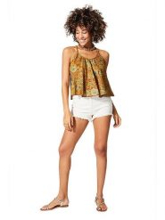 Ipanima Top w kolorze zielono-pomarańczowym rozmiar: 34-40. Pomarańczowe koszulki sportowe damskie Ipanima, bez wzorów, bez ramiączek. Za 56.99 zł.