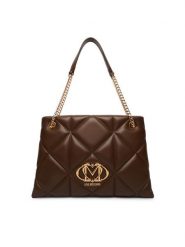 LOVE MOSCHINO Torebka JC4040PP1PLC0300 Brązowy. Brązowe shopper bag Love Moschino, bez wzorów, ze skóry, bez dodatków. Za 1,099.00 zł.