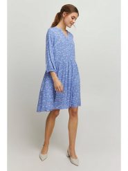 B.young Sukienka w kolorze niebieskim rozmiar: 36. Niebieskie sukienki damskie b.young, bez wzorów, z wiskozy, klasyczne, bez ramiączek. Za 65.23 zł.