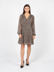 Liu Jo Sukienka | WF2067 T8729 | Kobieta | Brązowy. Brązowe sukienki damskie Liu Jo, bez wzorów, z poliesteru, eleganckie, bez ramiączek. W wyprzedaży za 399.00 zł.