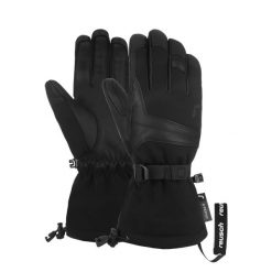Rękawice unisex Reusch Experience R-Tex XT narciarskie pięciopalczaste. Czarne rękawiczki damskie REUSCH, bez wzorów, z poliesteru. Za 399.84 zł.